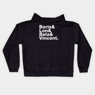 Fab 4 of Classic Horror: Experimental Jetset Kids Hoodie